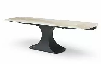 Стол раскладной Claudia 160-240, бежевая керамика