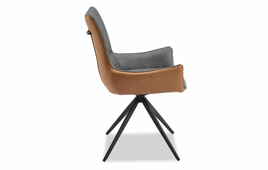 Кресло Jess, графит/коричневый цвет - фото 8