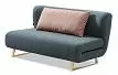 Диван-кровать Rosy 3-х местный, синий/коралловый