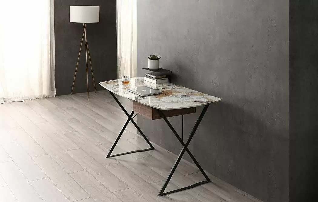 Стол письменный Marcus, светлая керамика - фото 12