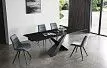 Стол раскладной Savoy 180-240, черная керамика