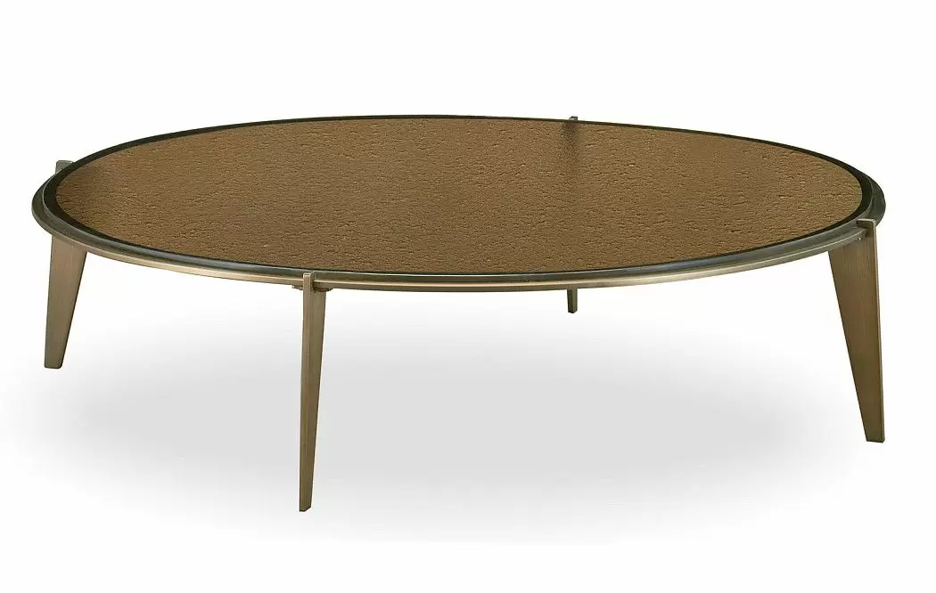 Стол журнальный Joy (117), коричневое стекло