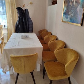 Стол Bavaria + 4 зеленых стула Benedict