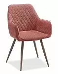 Стул Anita, темно-розовый/дуб