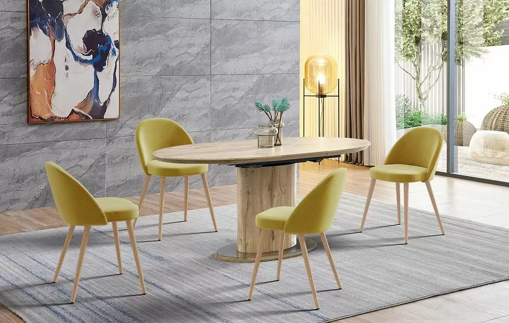 Стол раскладной Irma 140-180, натуральный - фото 2