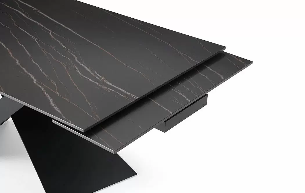 Стол раскладной Savoy 160-220, черная керамика - фото 7