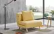 Кресло-кровать Rosy, желтый/без принта