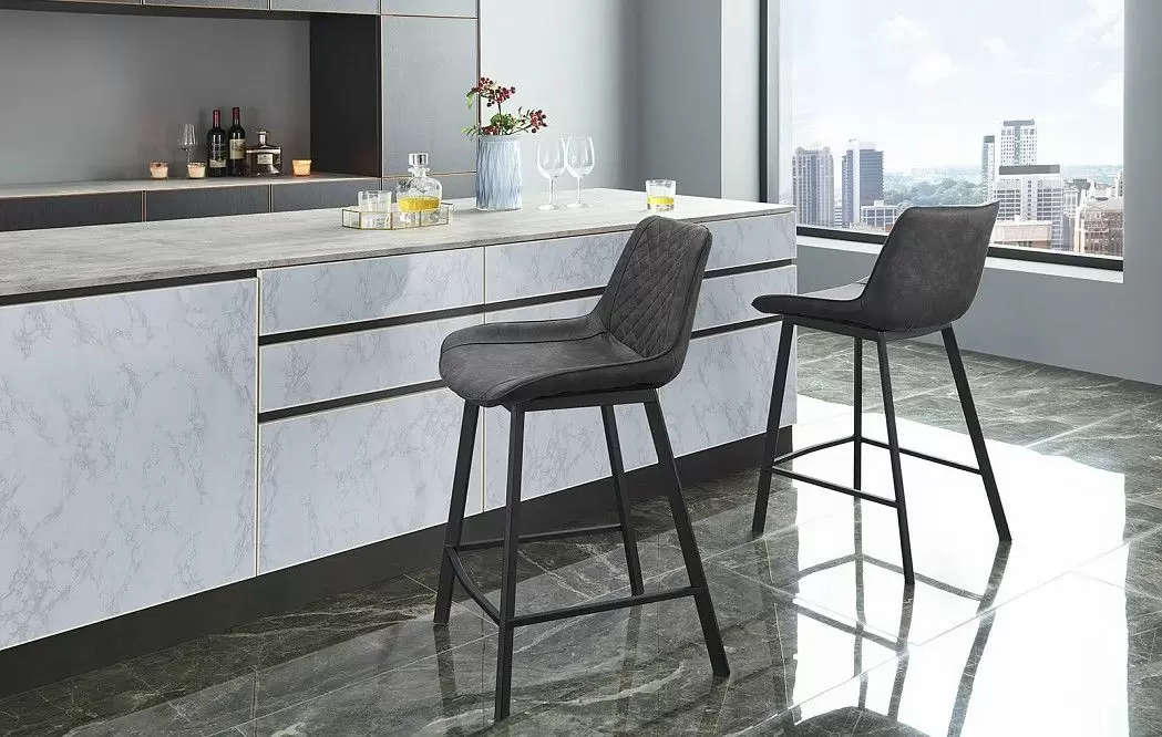 Стул полубарный Trix (65), антрацит - фото 2