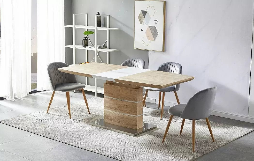 Стул Angela, серый/дерево - фото 3