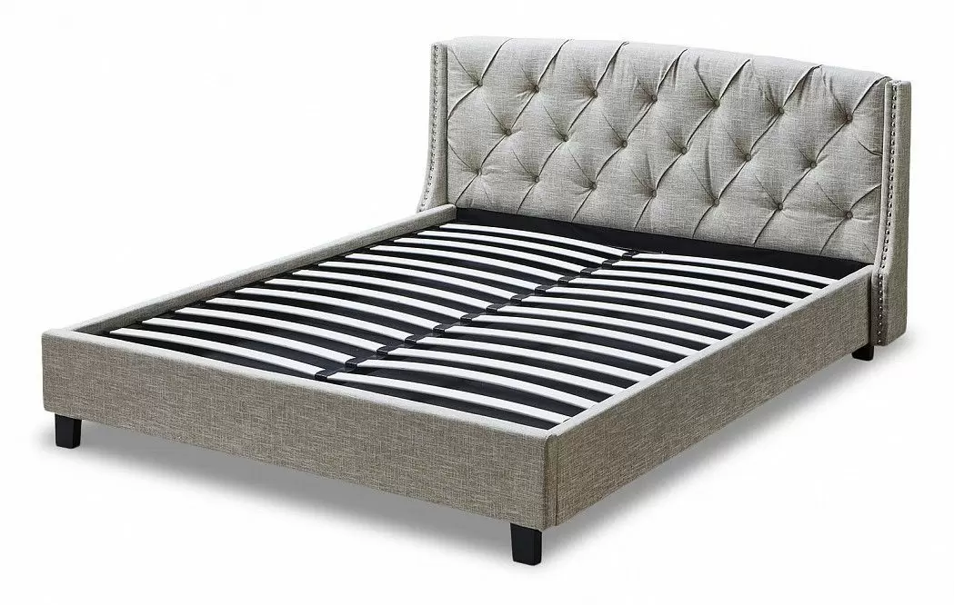 Кровать Evita 160x200, кремовый - фото 2