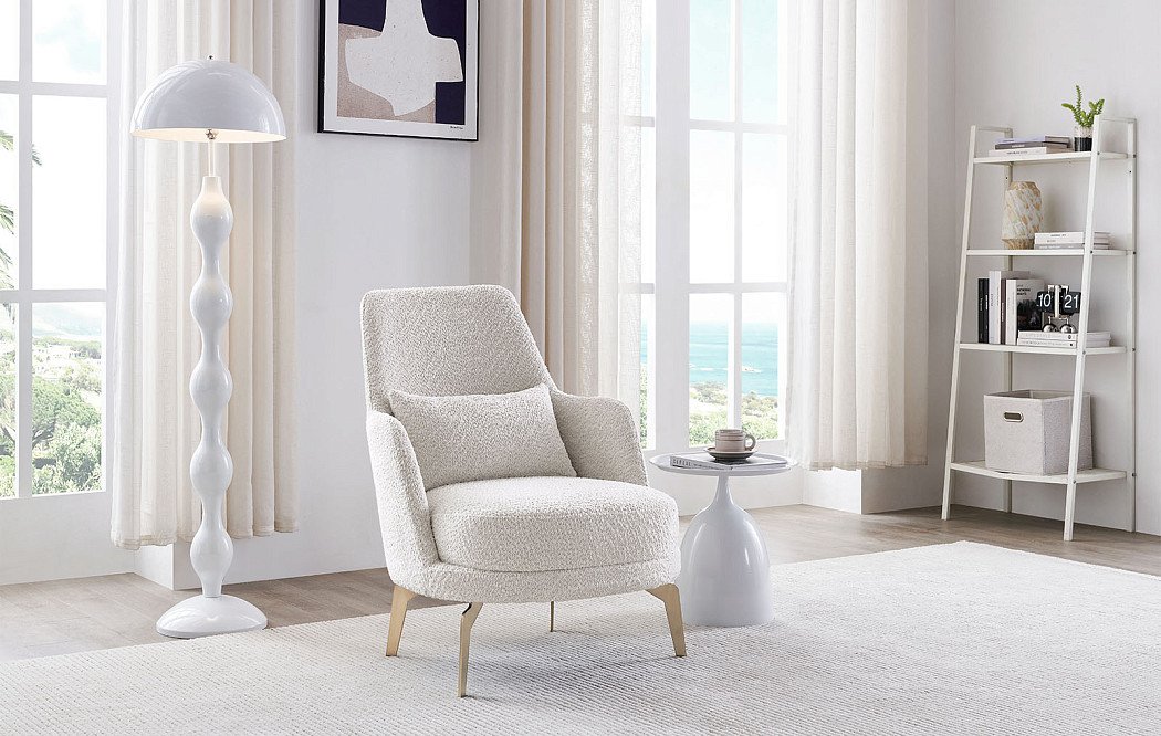 Кресло Queen, кремовый - фото 2