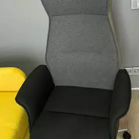 Кресло Sheldon, серый/черный