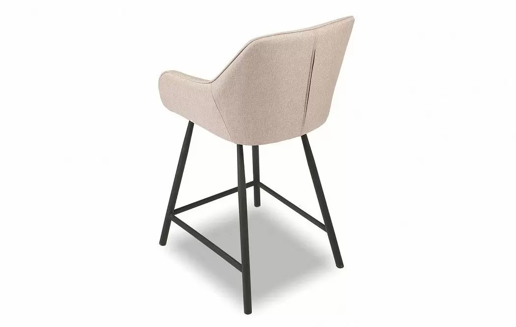 Стул полубарный Edwin, пудровый/черный - фото 9