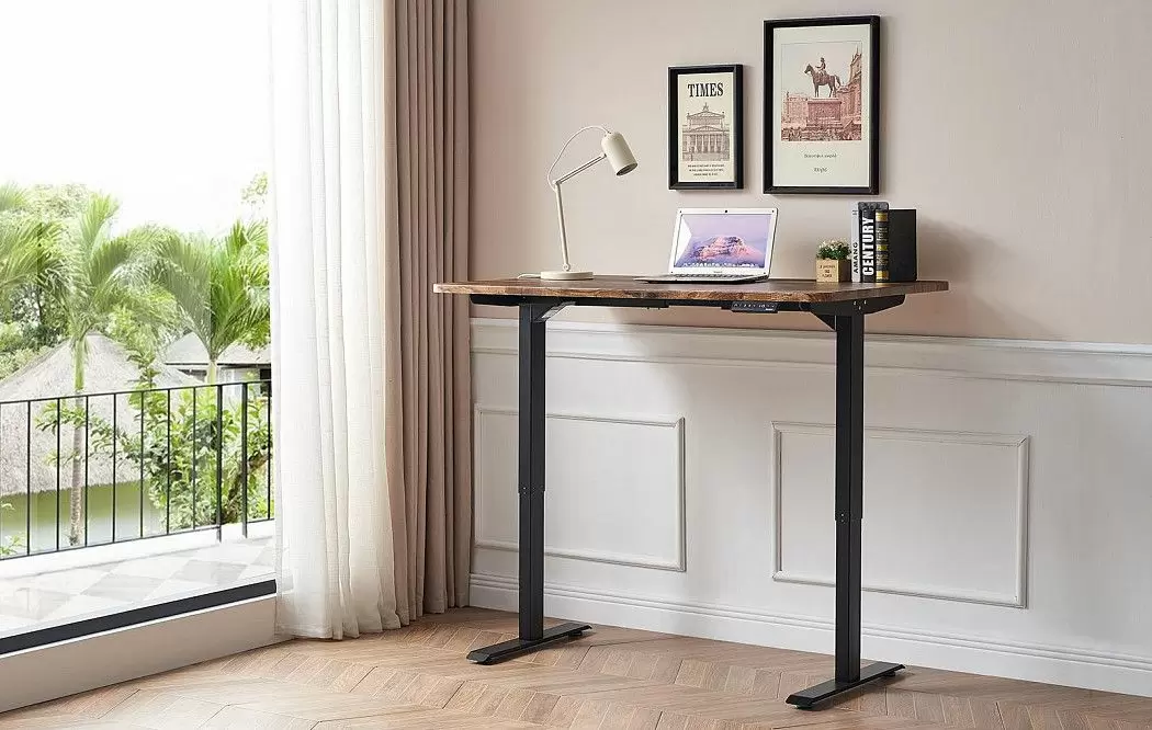 Стол Dallas (140) жженое дерево, регулируемая высота, электропривод - фото 2