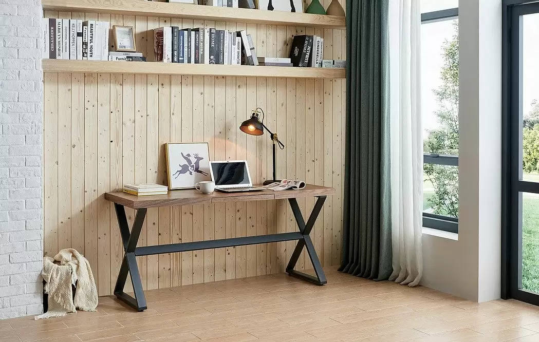 Стол письменный Sydney, орех/черный - фото 2