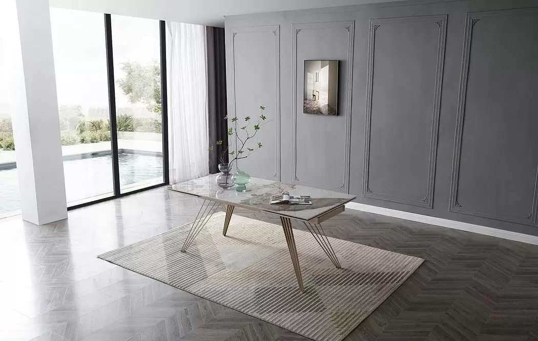 Стол Parma шампань + 4 стула Ruth - фото 2