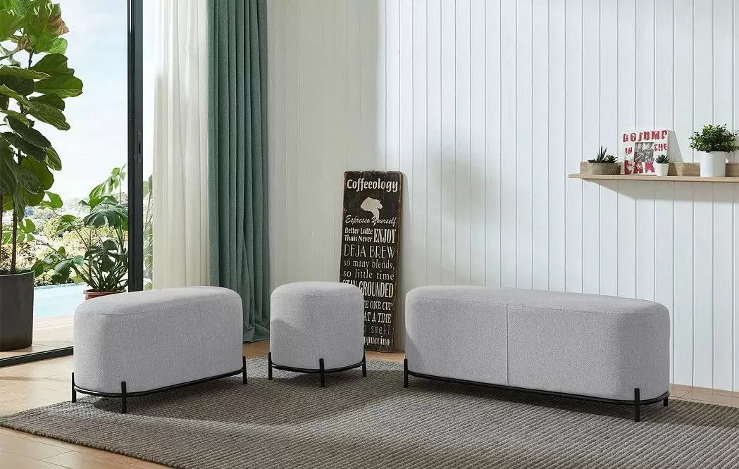 Банкетка Coco (120), серый - фото 2