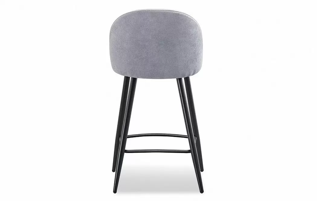 Стул полубарный Sally (60), серый/черный - фото 7
