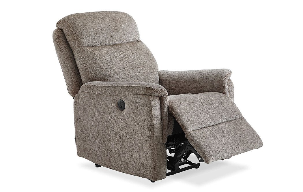 Кресло-реклайнер Stanley, серо-бежевый - фото 6