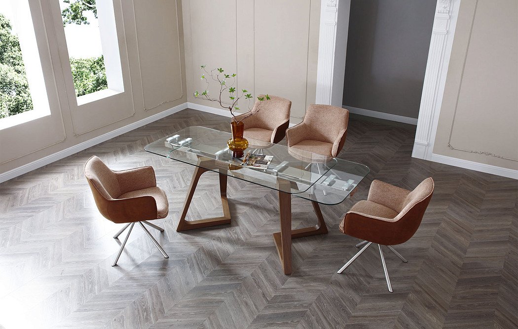 Стол раскладной Eden 160-240, орех - фото 6