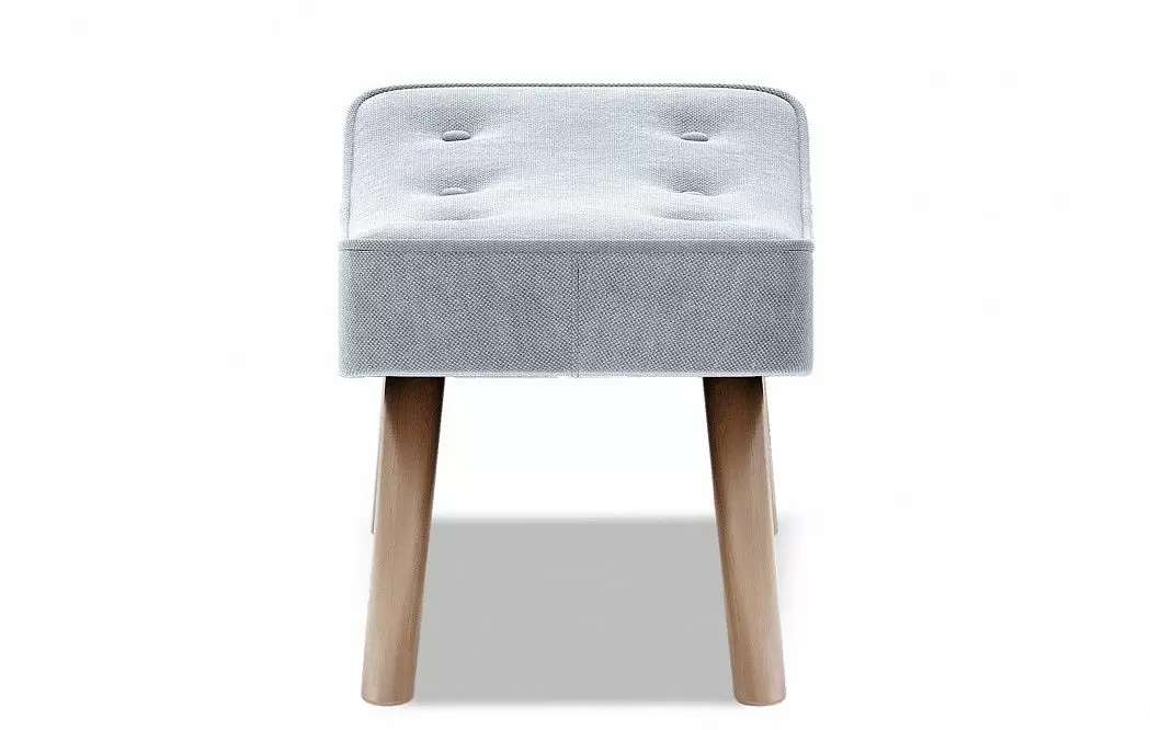 Кресло и оттоманка Hygge, голубой/натуральный - фото 19