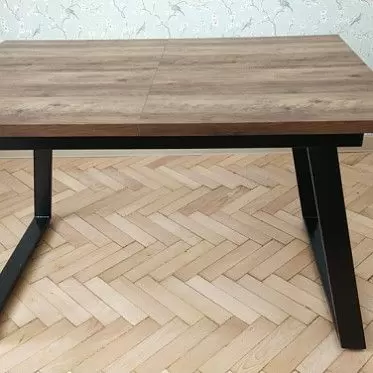 Стол раскладной Maryland 120-160, орех/черный 1631174404772.jpg