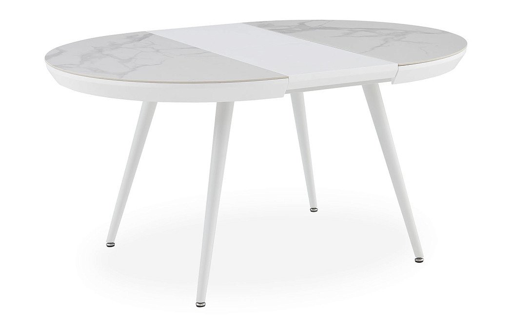 Стол раскладной Valerie 110-150, белая керамика - фото 9