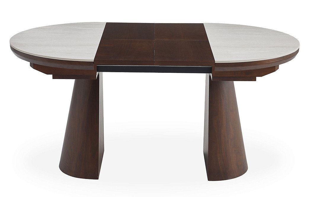 Стол раскладной Judy 100/130/160, керамика/орех - фото 10