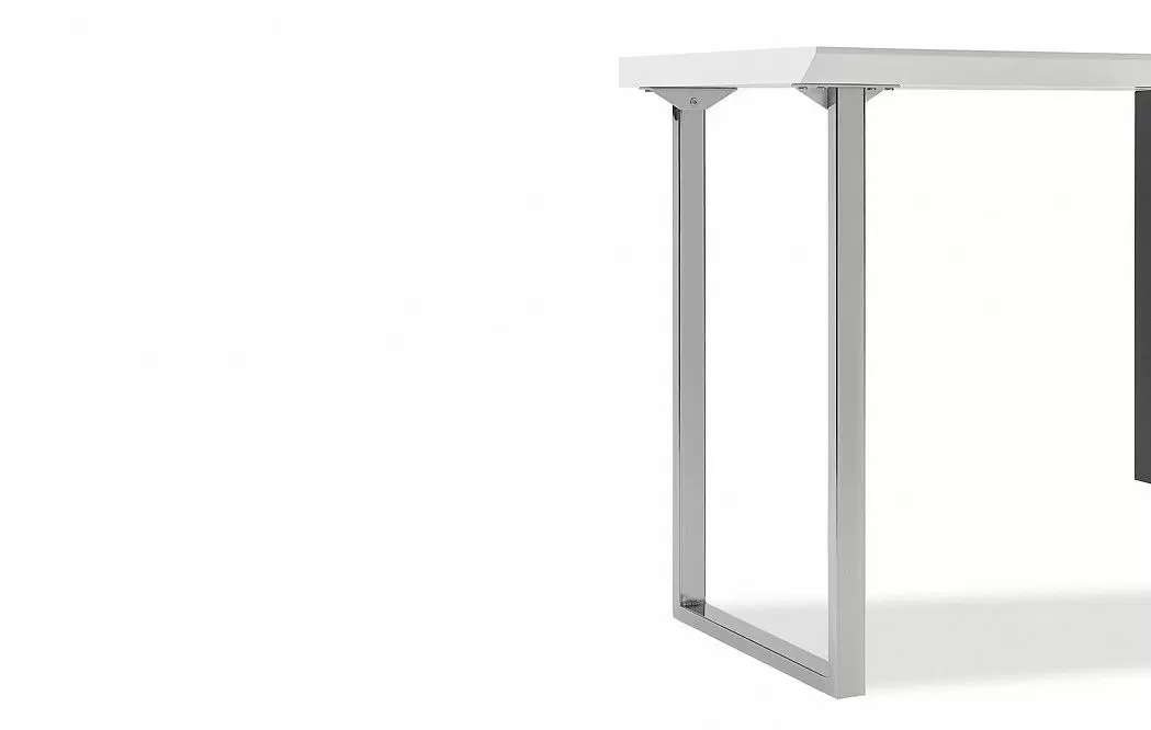 Стол письменный Kepler, белый/серый - фото 8