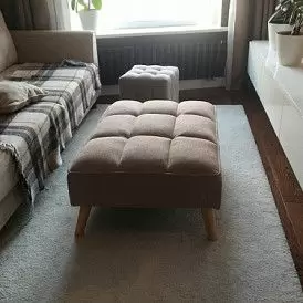 Оттоманка Lisbet, пепельная роза