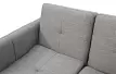 Диван-кровать Rotterdam угловой (левый), цвет серый