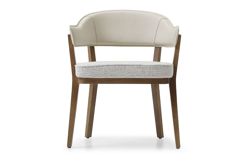 Стул Ernest, бежевый/серый/орех - фото 5