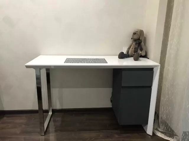 Стол письменный Kepler, белый/серый - фото 14