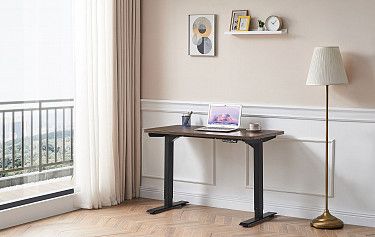 Стол London (120) орех, регулируемая высота, электропривод