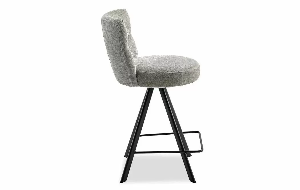 Стул полубарный Dita, серо-бежевый - фото 6