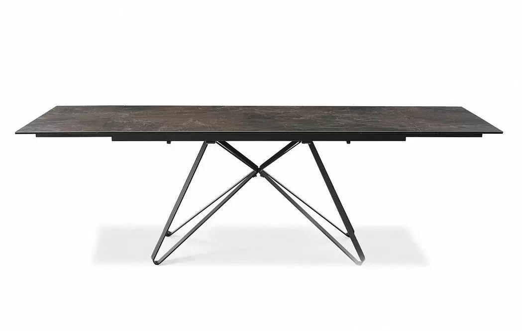 Стол раскладной Butterfly 180-260, темная керамика - фото 6