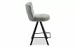 Стул полубарный Dita, серо-бежевый