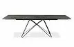 Стол раскладной Butterfly 180-260, темная керамика