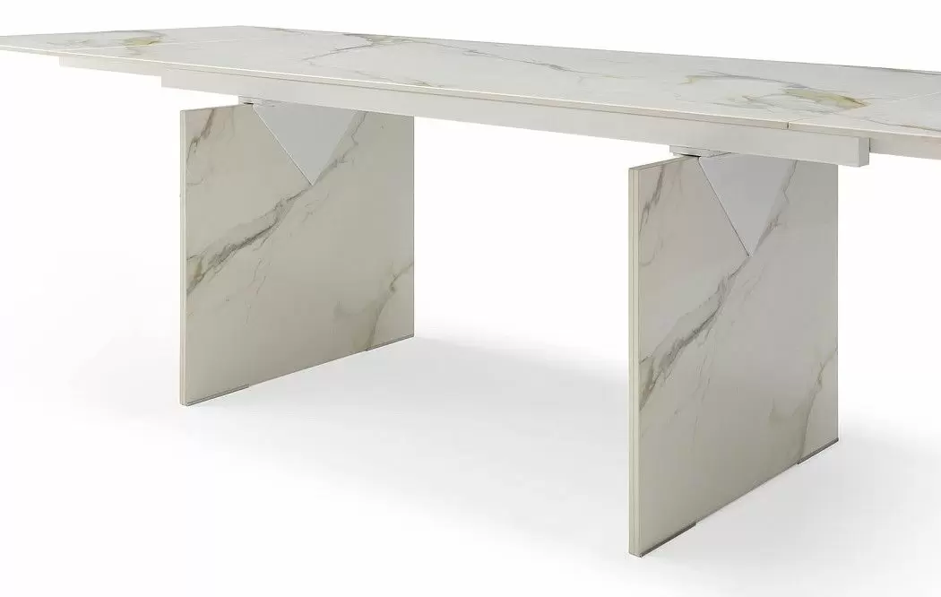 Стол раскладной Santorini 180-270, белая керамика - фото 13