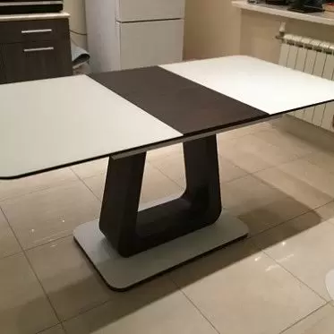 Стол раскладной Rosanna 160-200, темно-коричневый/белый cf83ad8f-50d7-42e3-981d-20c2cfe6fa89.jpg