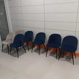 Стул Angela, темно-синий/черный