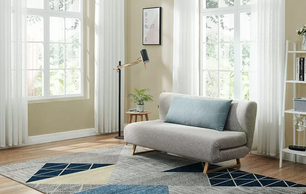 Диван-кровать Rosy 3-х местный, бежевый/мята - фото 4