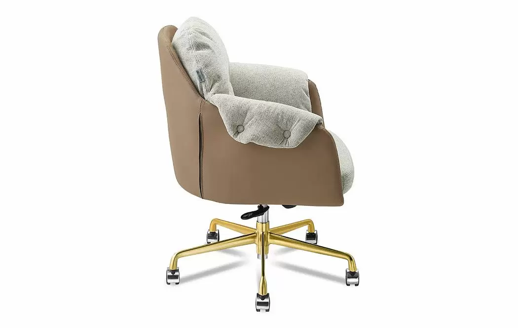 Кресло Joyce, бежевый/коричневый/золото - фото 6