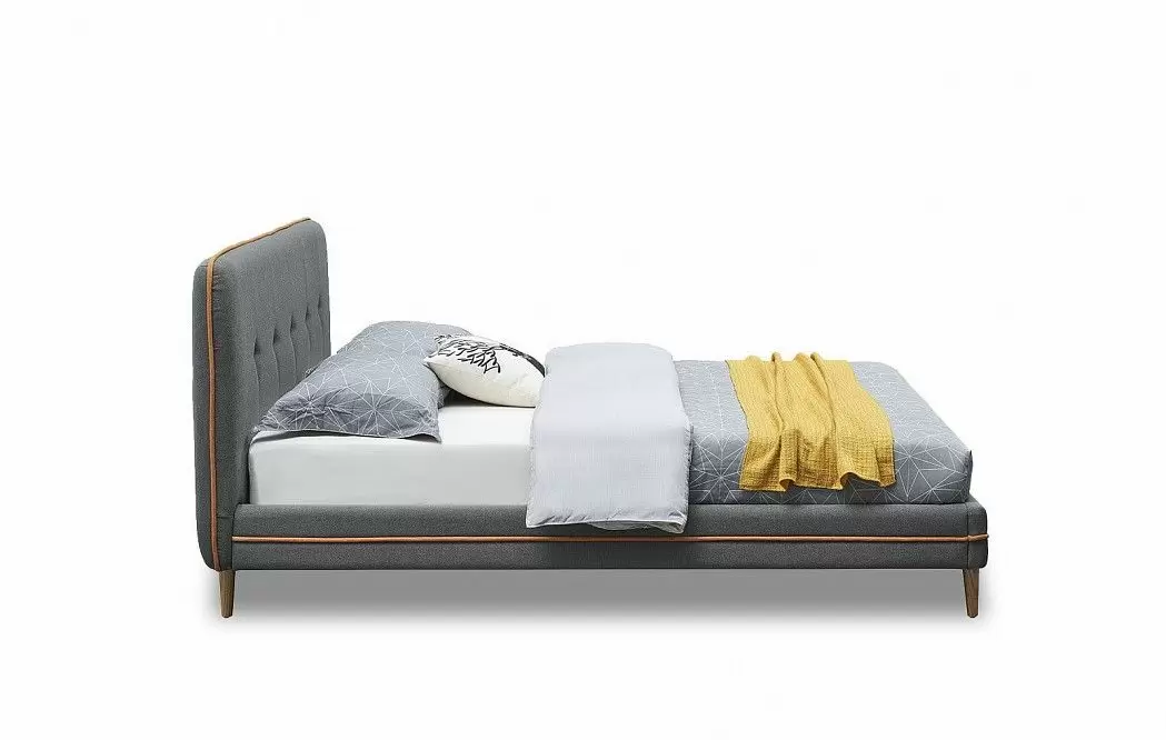 Кровать Madeira 180x200, серо-коричневый - фото 6