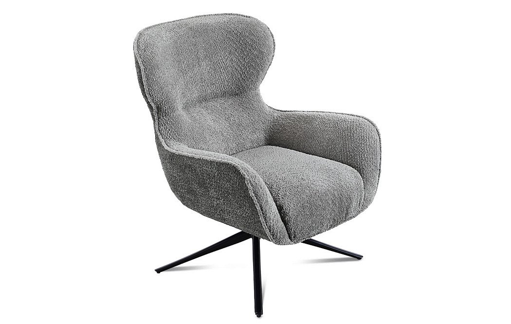 Кресло Sebastian, серый/темно-серый - фото 7