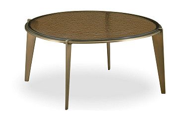 Стол журнальный Joy (85), коричневое стекло