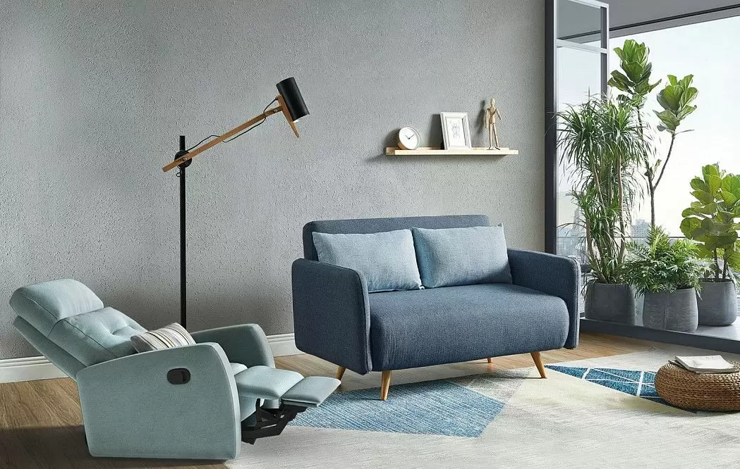 Кресло-реклайнер Vegas, снежная мята - фото 4