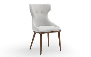 Стул Augusta, кремовый/орех