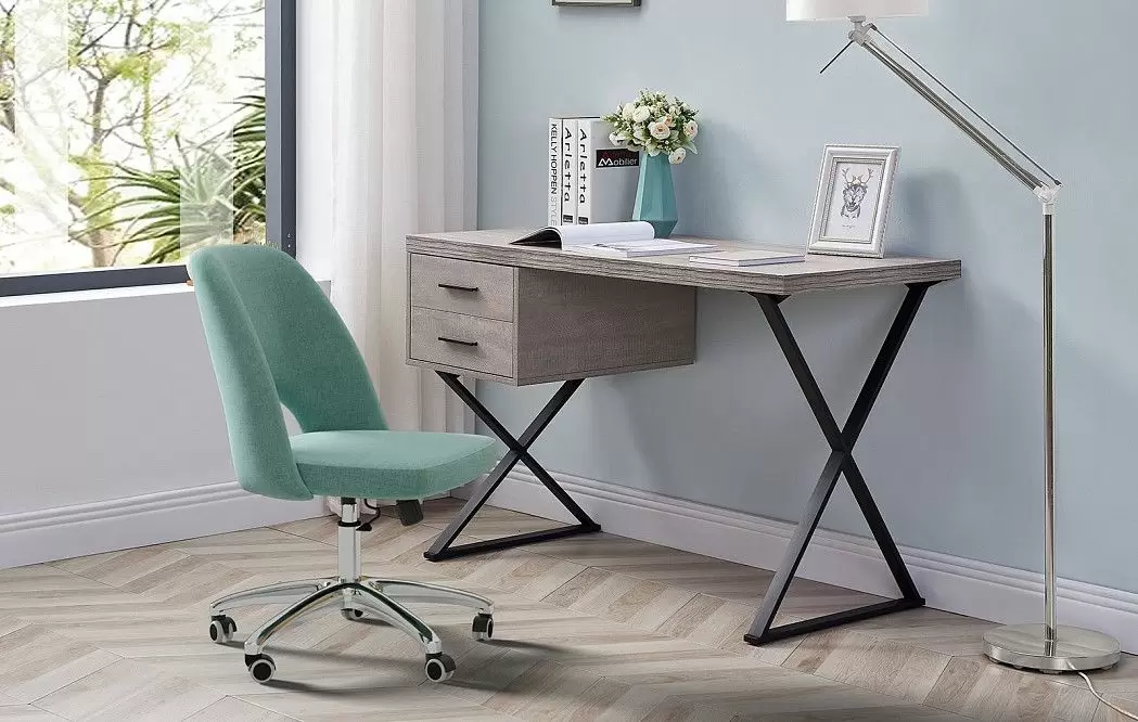 Стол письменный Hemingway, дымчатый дуб/черный - фото 10