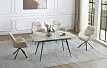 Стол раскладной Felicia 160-190, серый камень